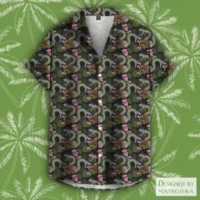 Floral Snakes Hawaiian Shirt