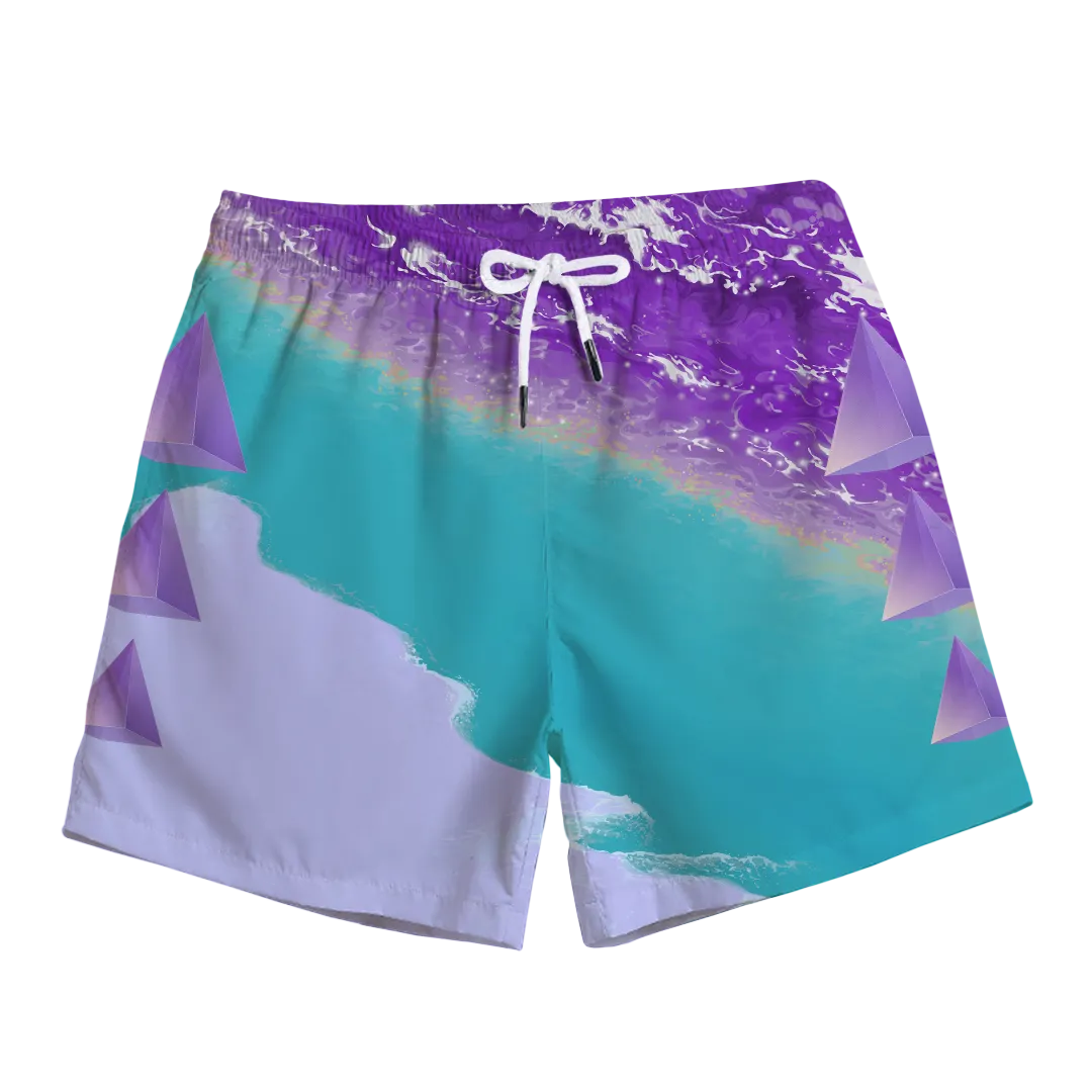 Frequency Modulation Swim Trunks