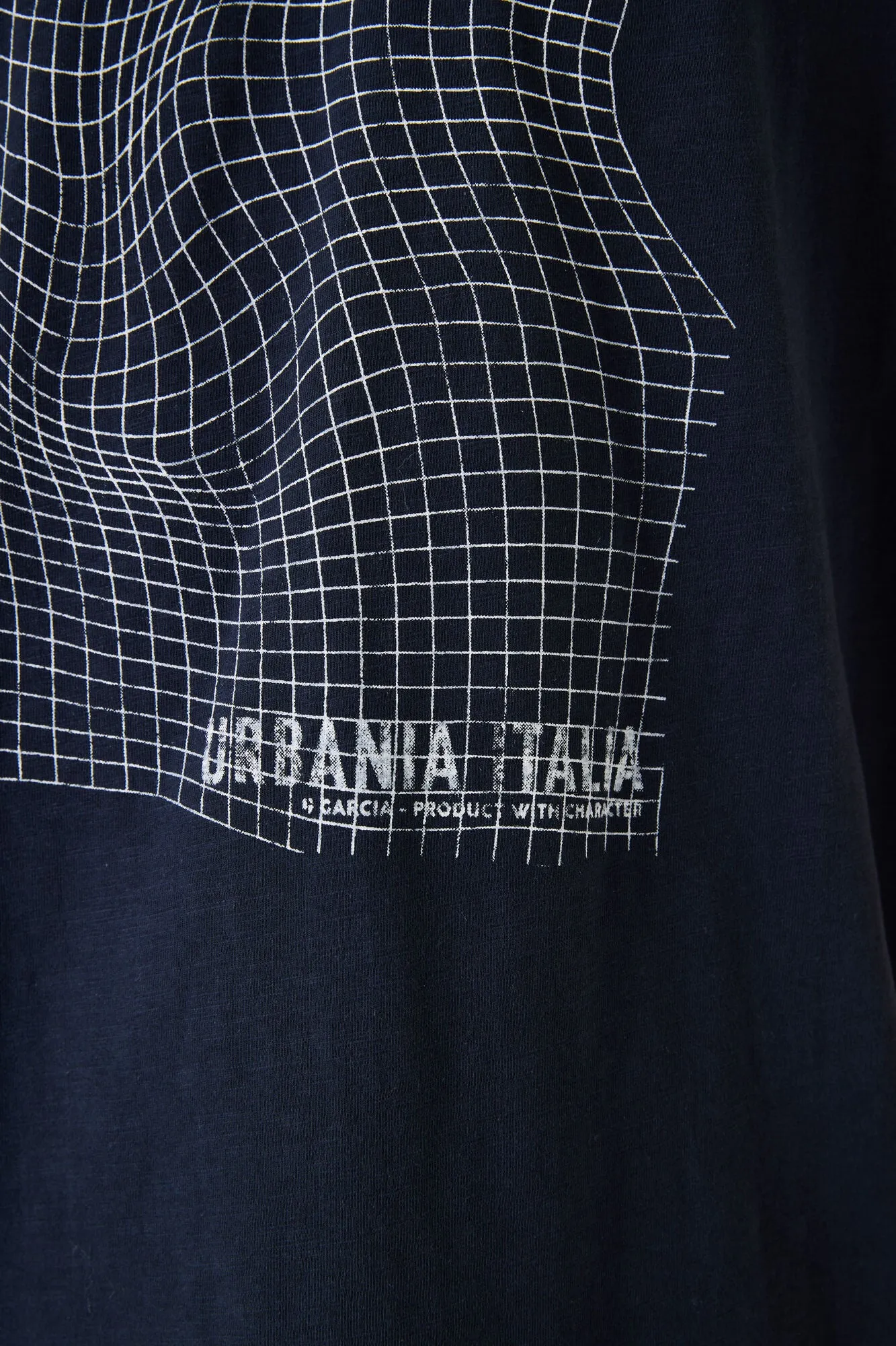 Garcia - Warped Grid T-Shirt - Dark Moon