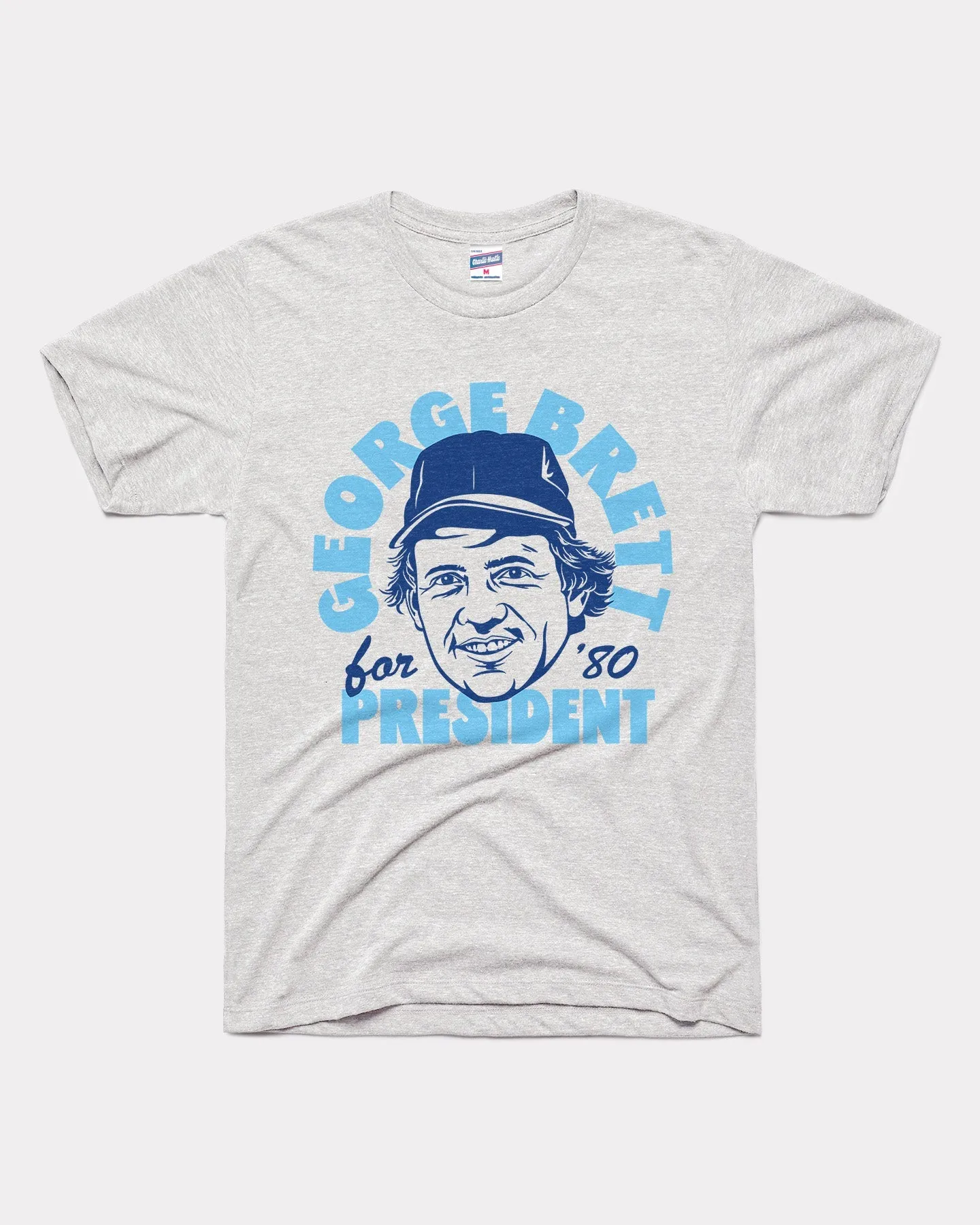 George Brett for 1980 President Ash Grey T-Shirt