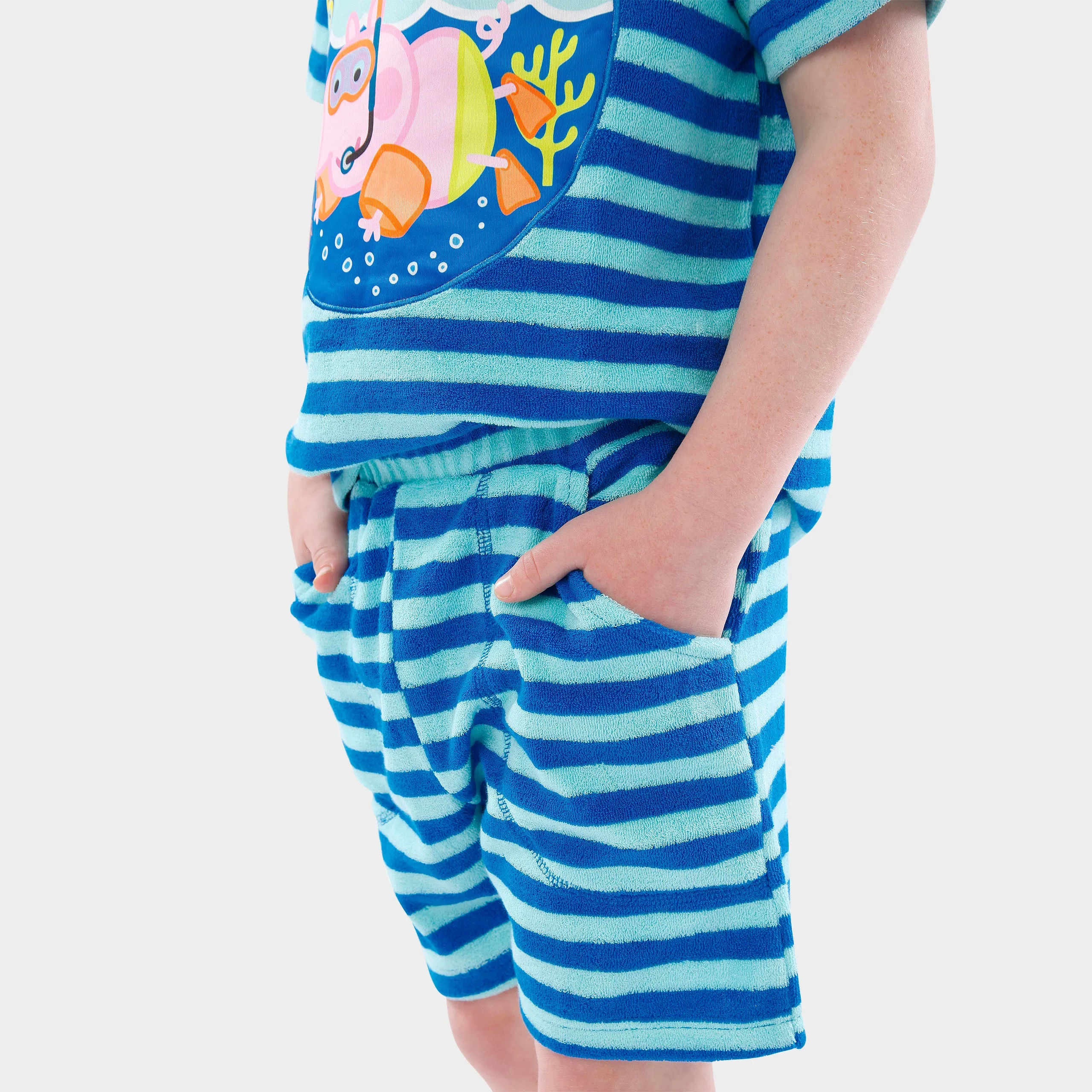 George Pig Towelling T-Shirt and Shorts Set