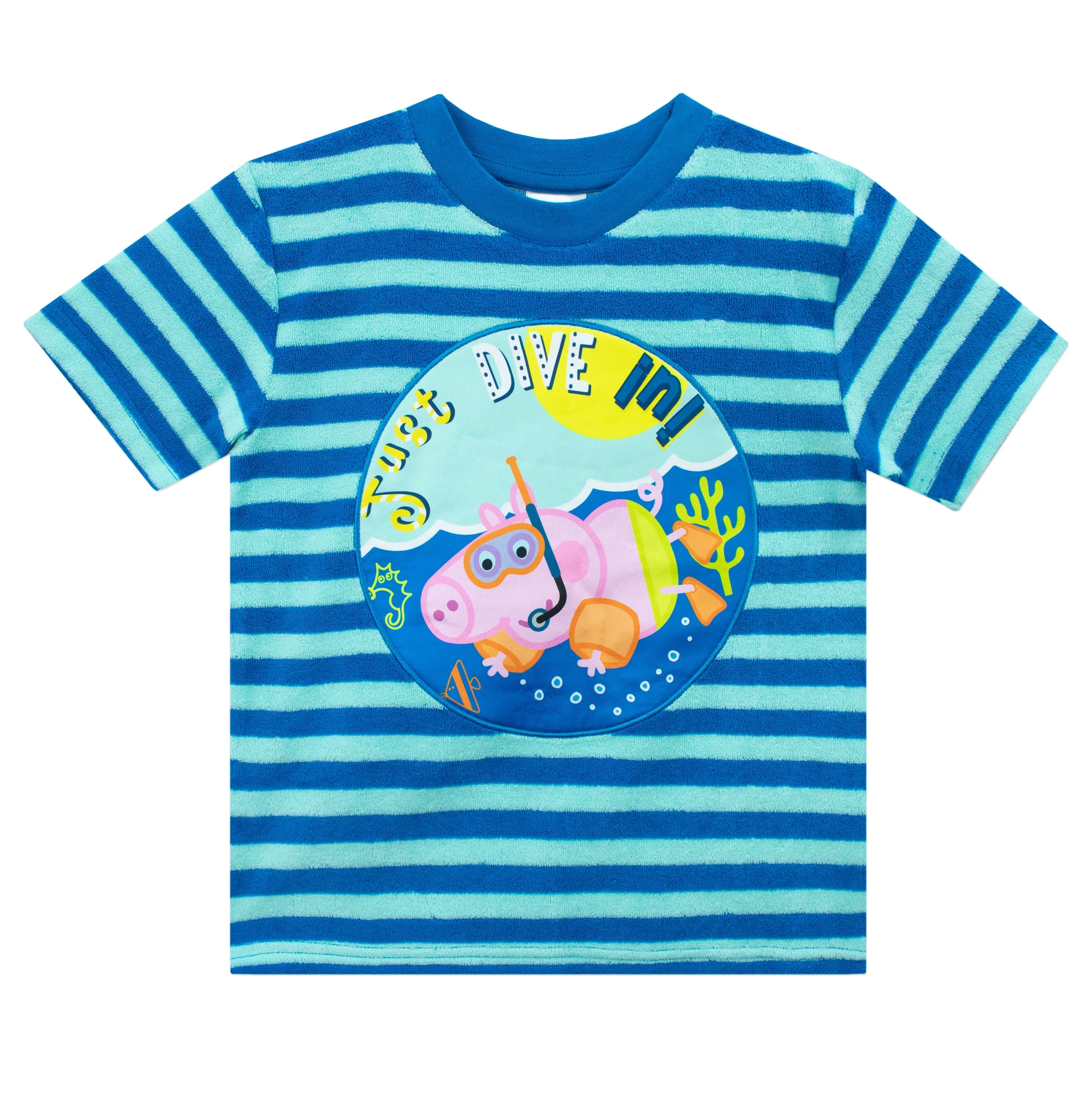 George Pig Towelling T-Shirt and Shorts Set