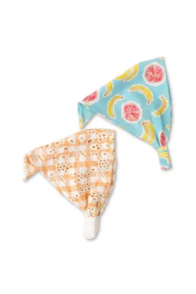 Gingersnaps Fruity Bandana  Turban Set