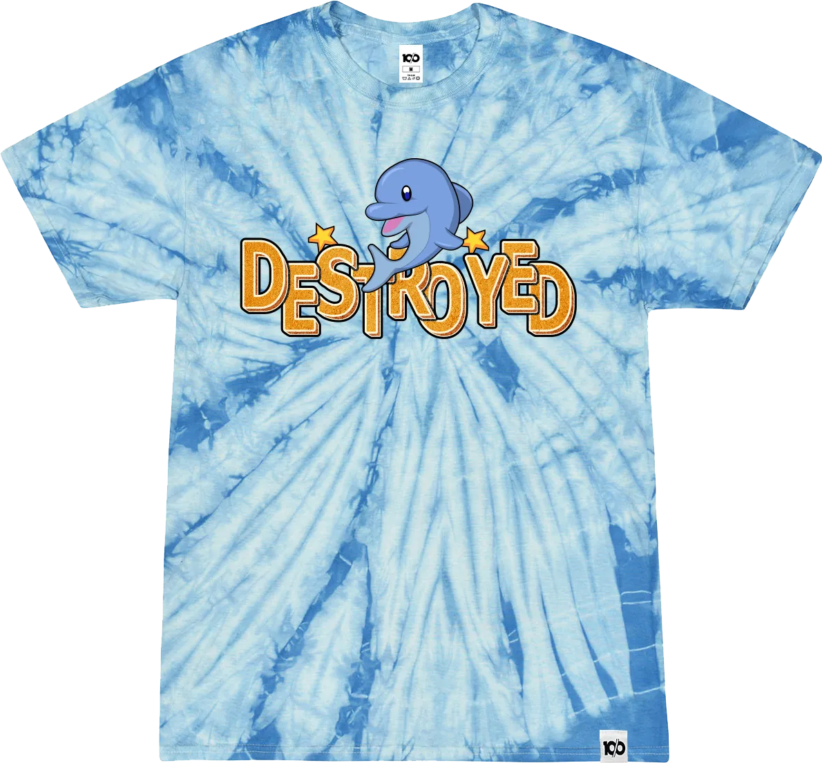 GUILTY GEAR - 'Destroyed May' T-Shirt - Blue Tie Dye