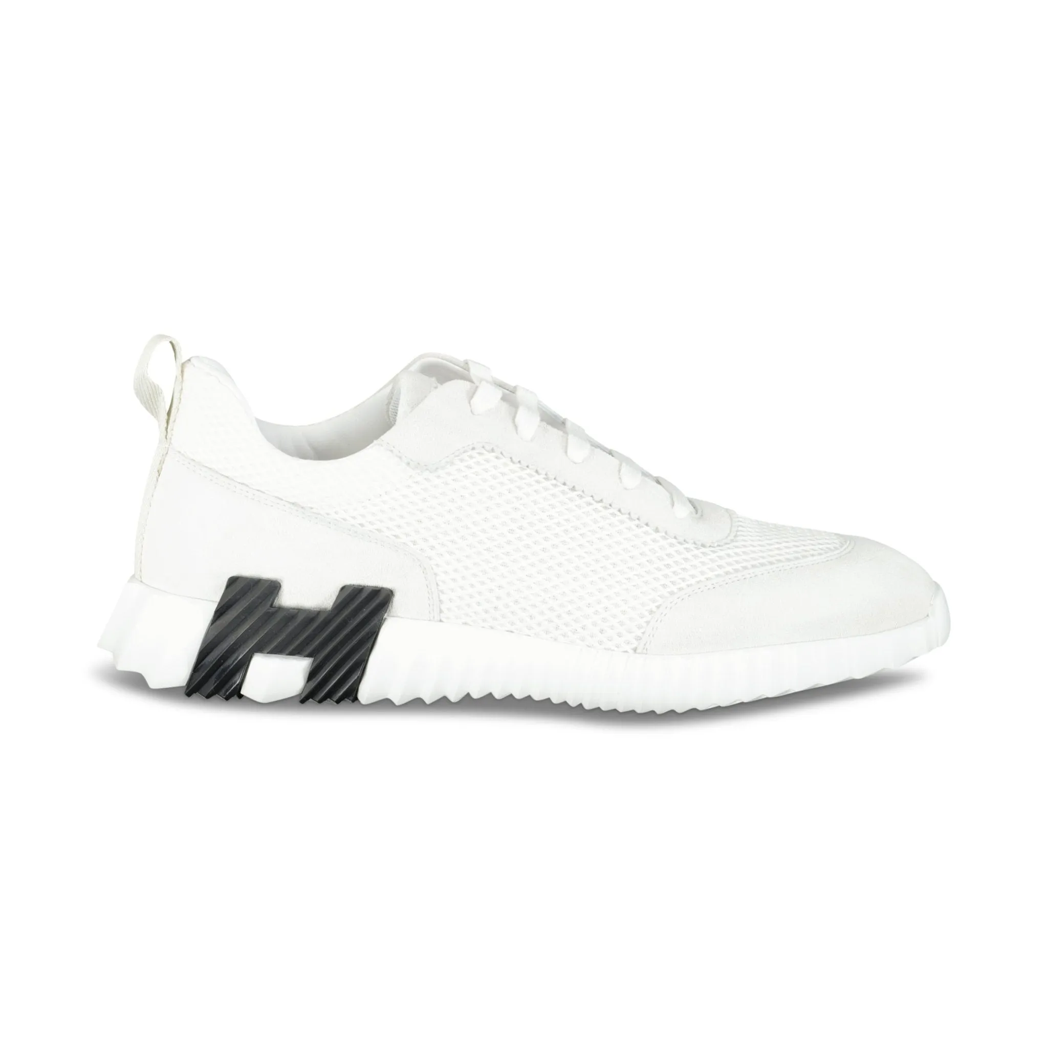 HERMES BOUNCING SNEAKER WHITE / BLACK MESH