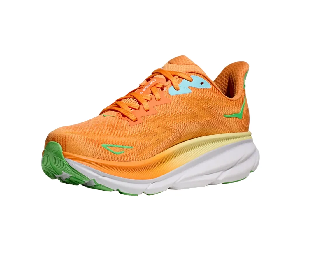 Hoka One One men's running shoe Clifton 9 1127895/SRSH orange green