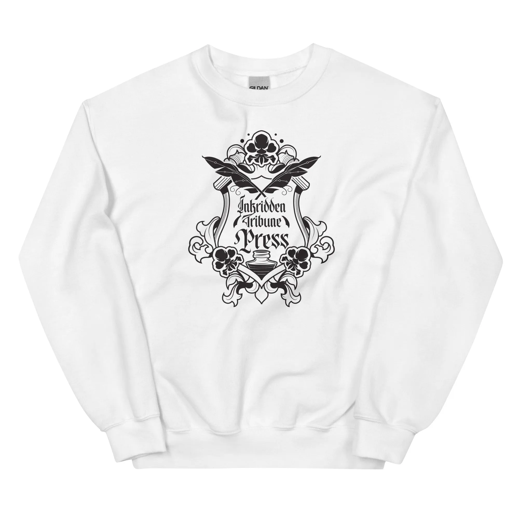 Inkridden Journalist Sweatshirt — White