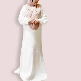 Jubah Puff Sleeves Cotton