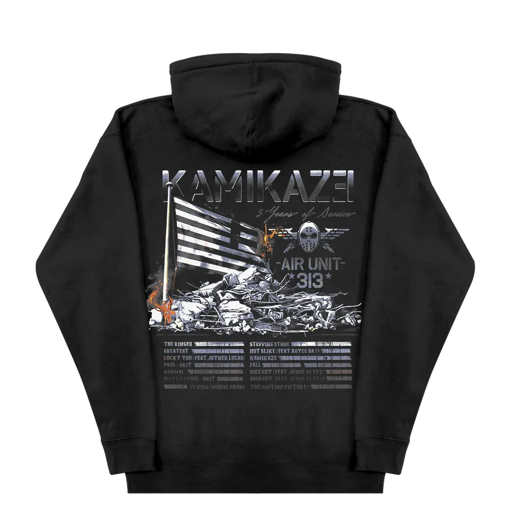 Kamikaze Flag Hoodie (Black)