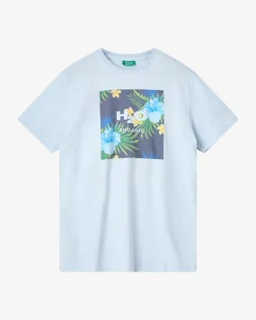 Key West Lyø Tee - Ice Blue