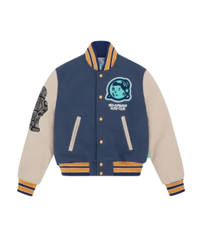 KIDS ASTRO VARSITY JACKET - BLUE