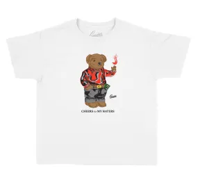 Kids Foam Lava Shirt - Cheers Bear - White