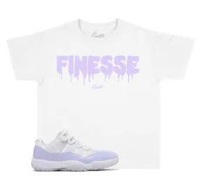 Kids Pure Violet 11 Shirt - Finesse -White