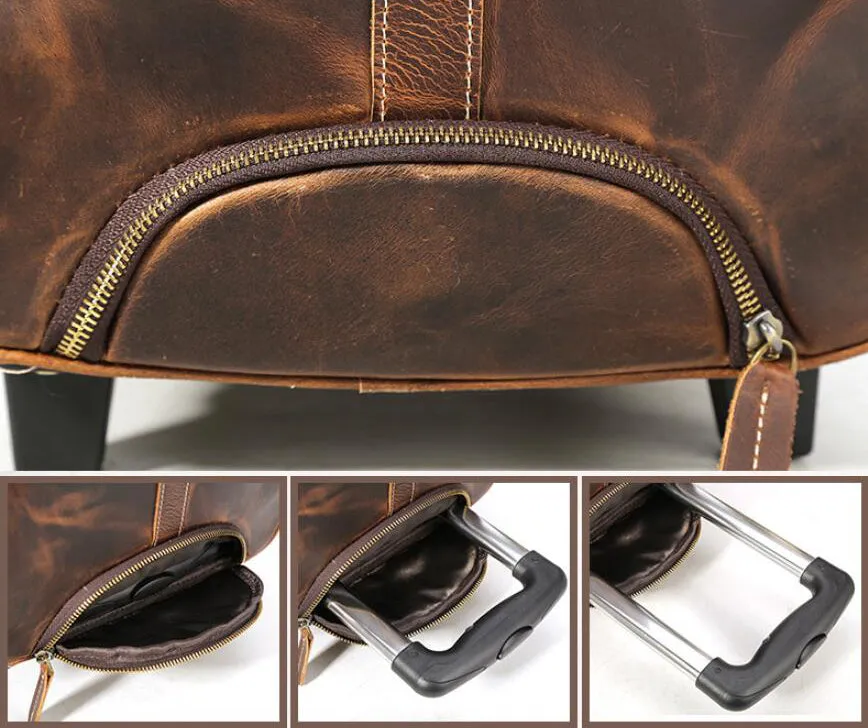 Leather Luggage Bag Travel Bag Duffel Bag Vintage Weekender Bag Men Duffle Bag Christmas Gifts