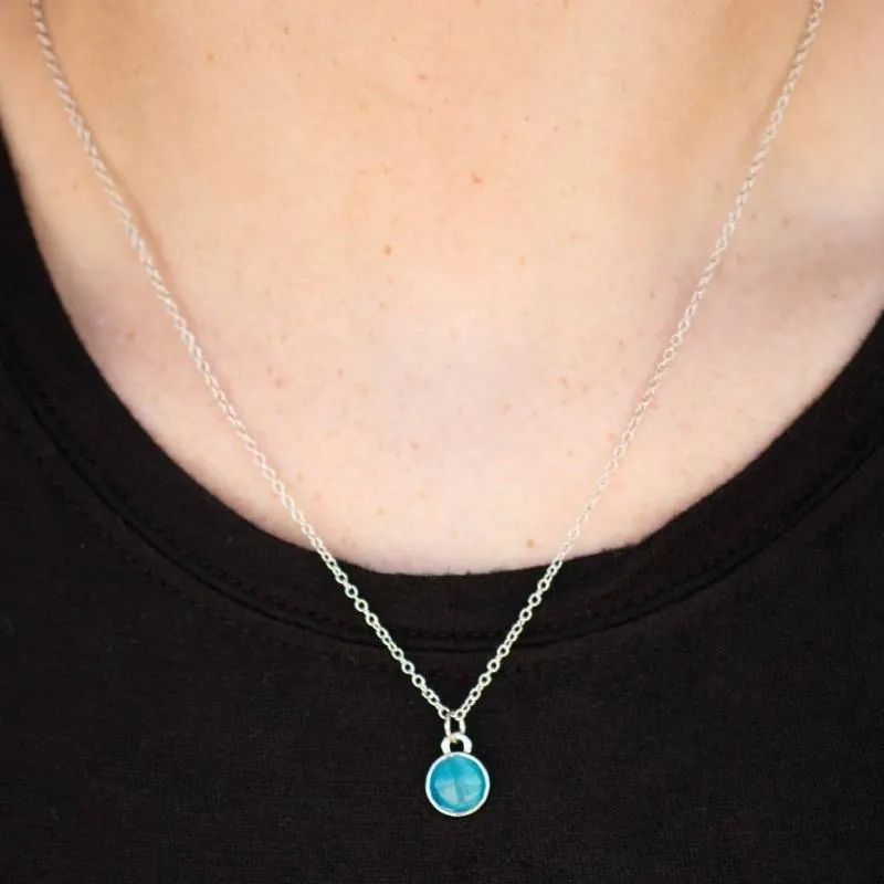 Let There Be Moonlight Blue Necklace