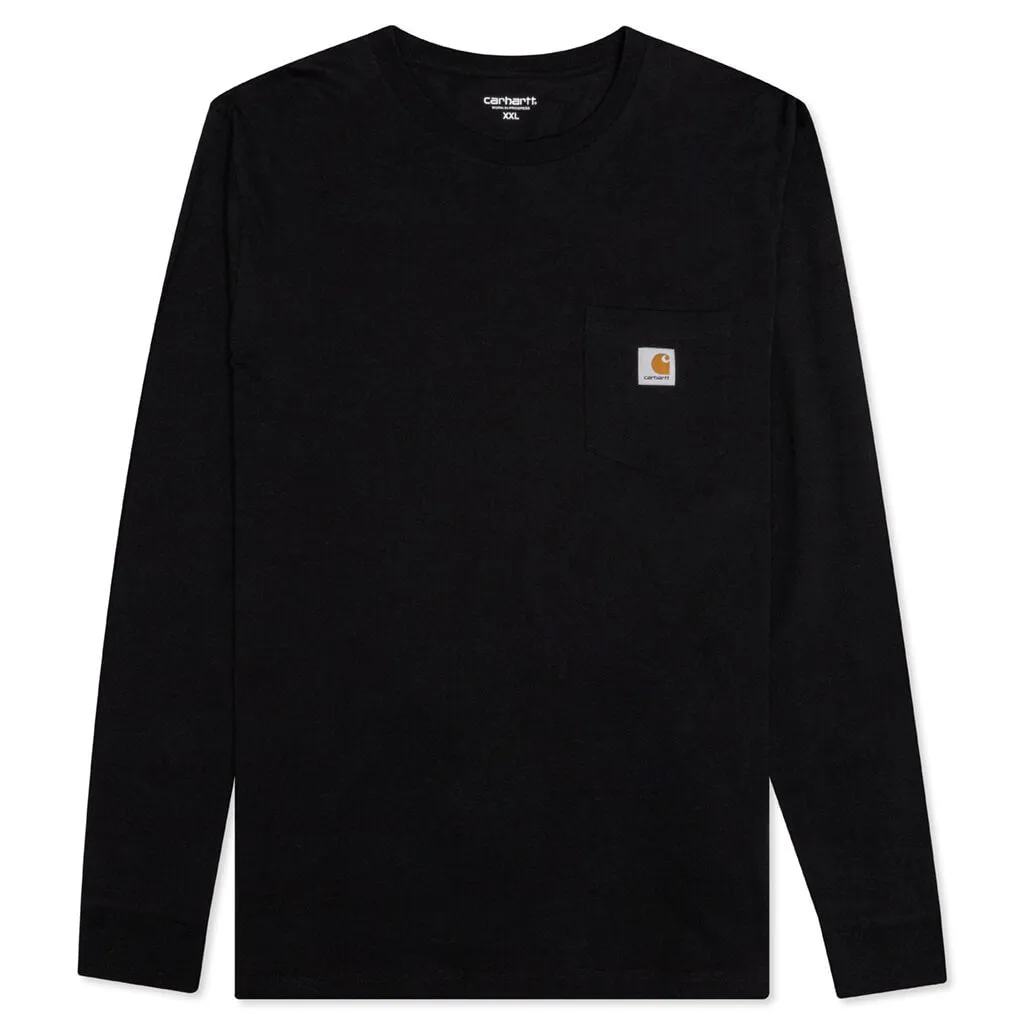 L/S Pocket Tee - Black