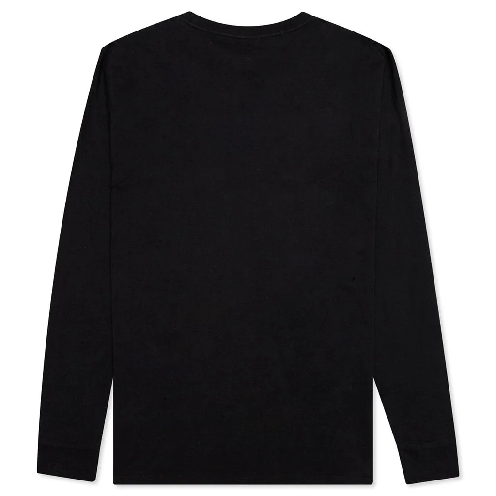 L/S Pocket Tee - Black