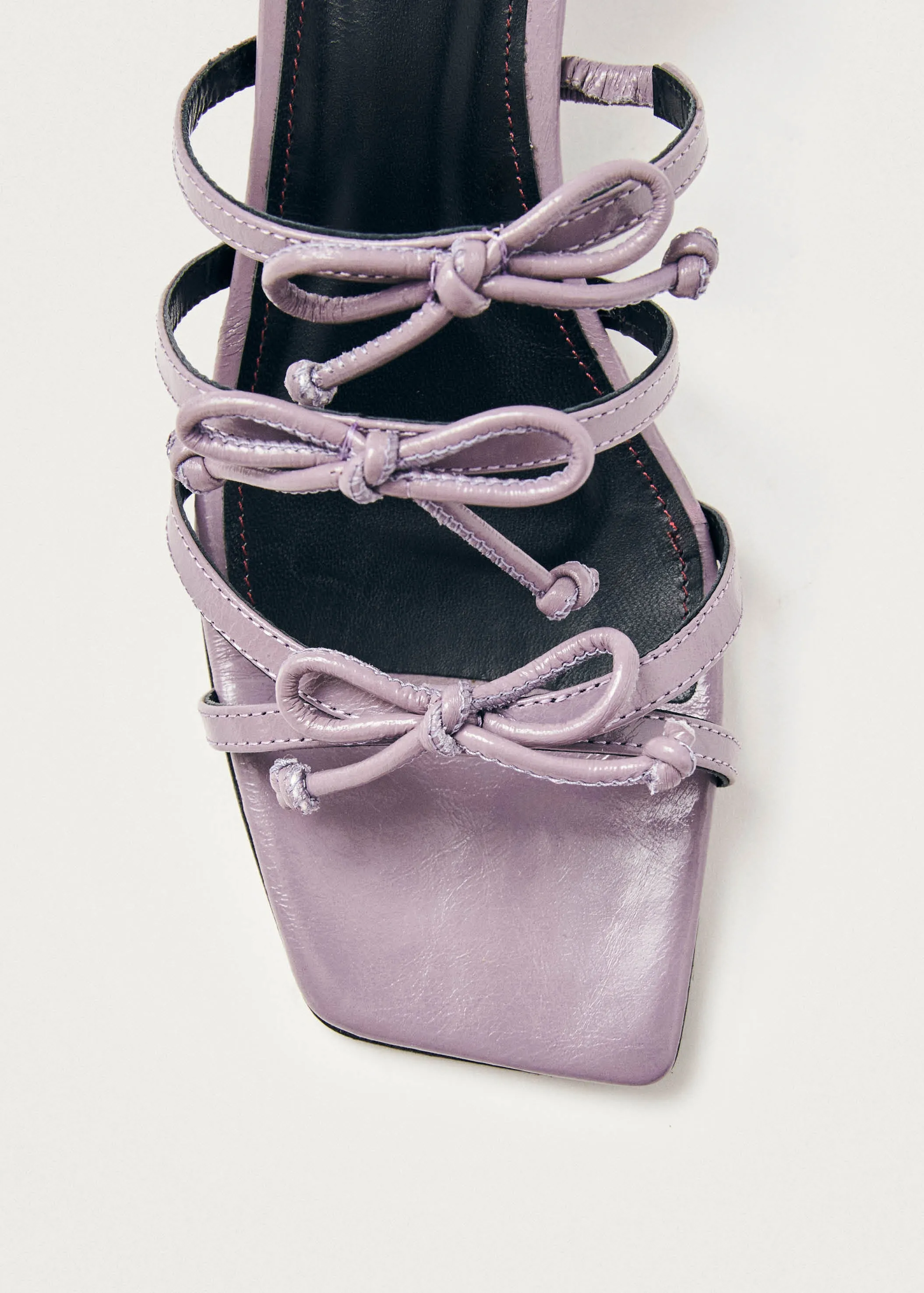 Luzelle Onix Mauve Leather Sandals