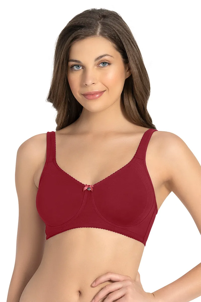 Magic Shaper Non Padded Non Wired Support Bra - Henna