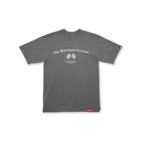 Marathon Victory Flags T-Shirt - Slate Grey/White