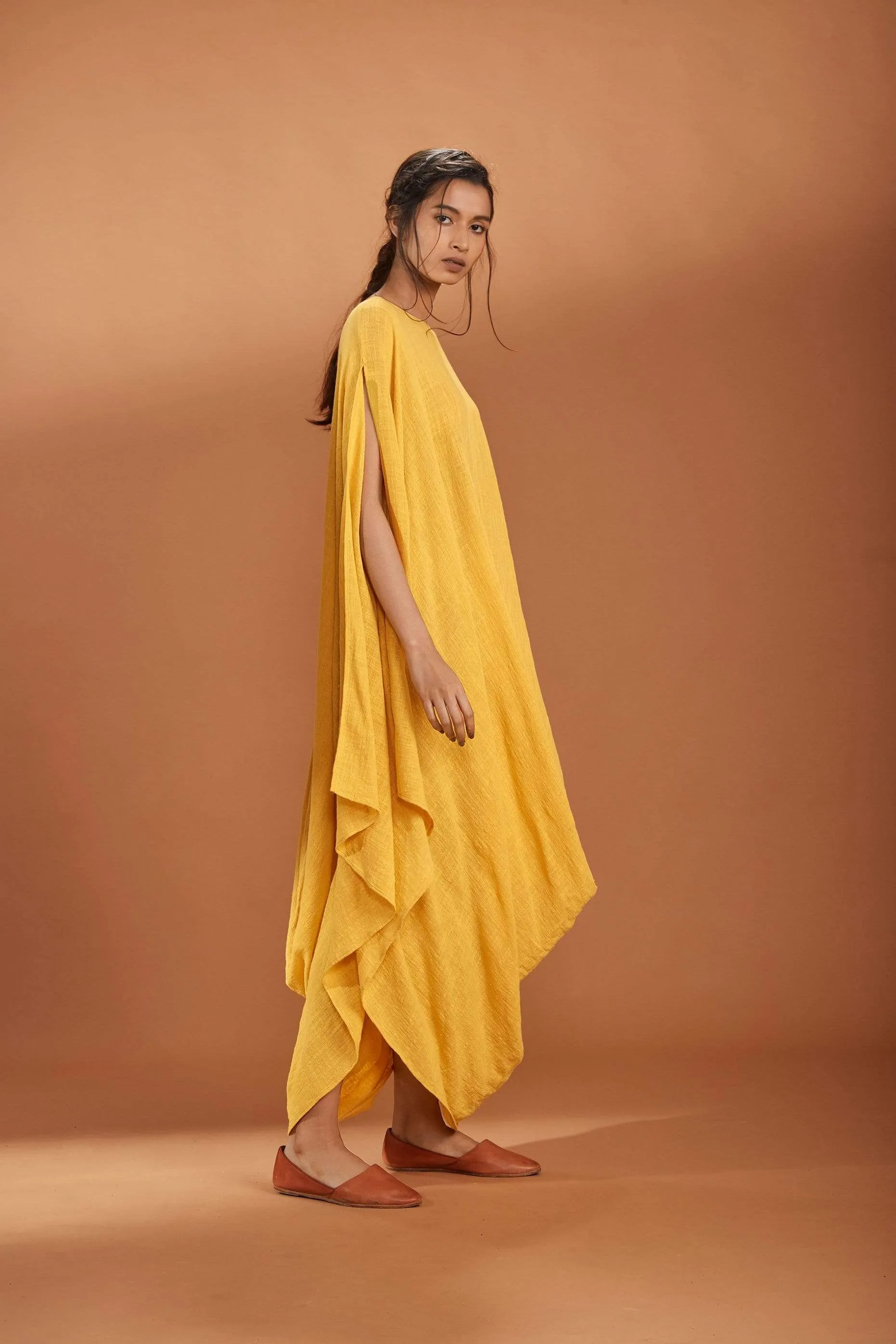 MATI COWL DRESS YELLOW