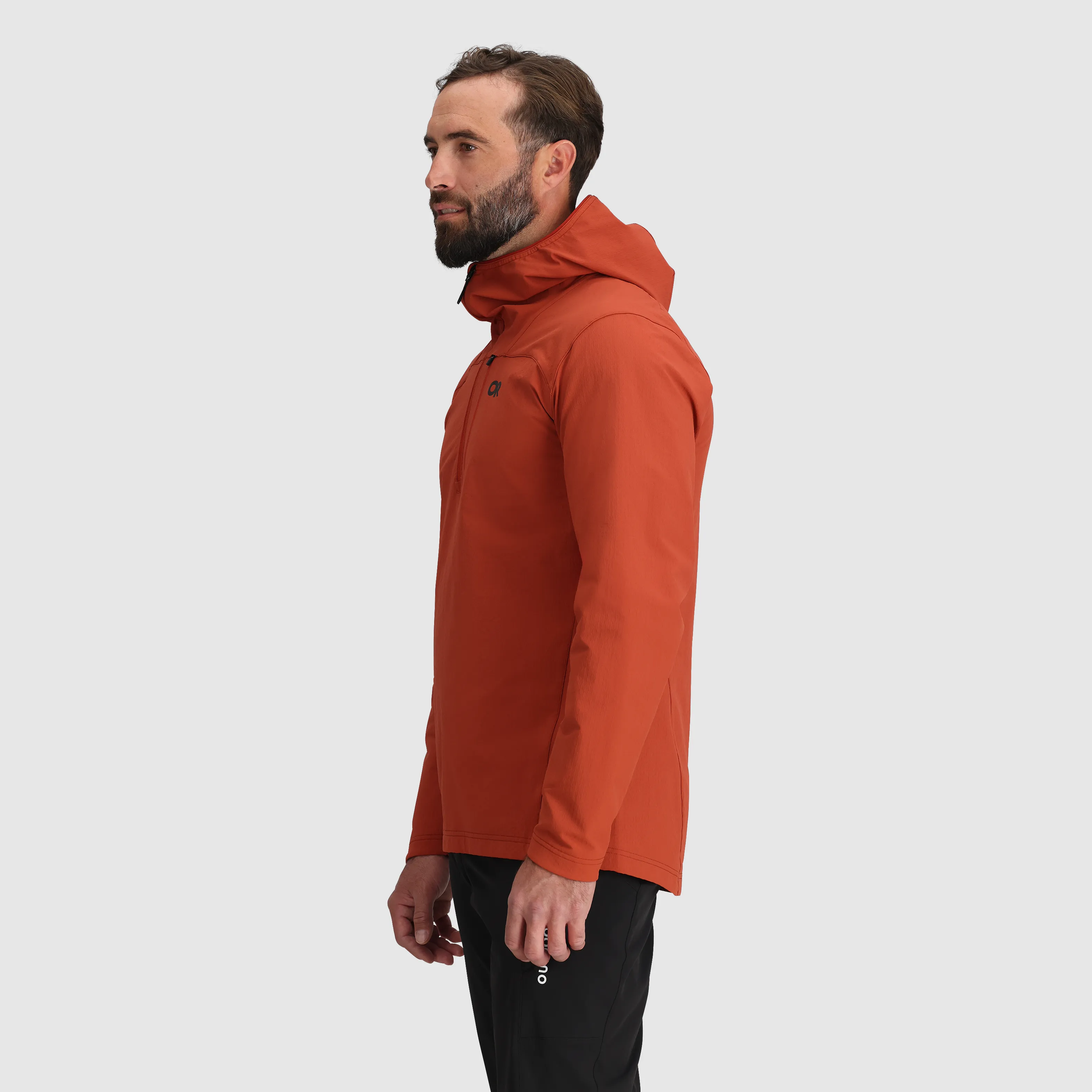 Men's Freewheel Half Zip Soft Shell Hoodie