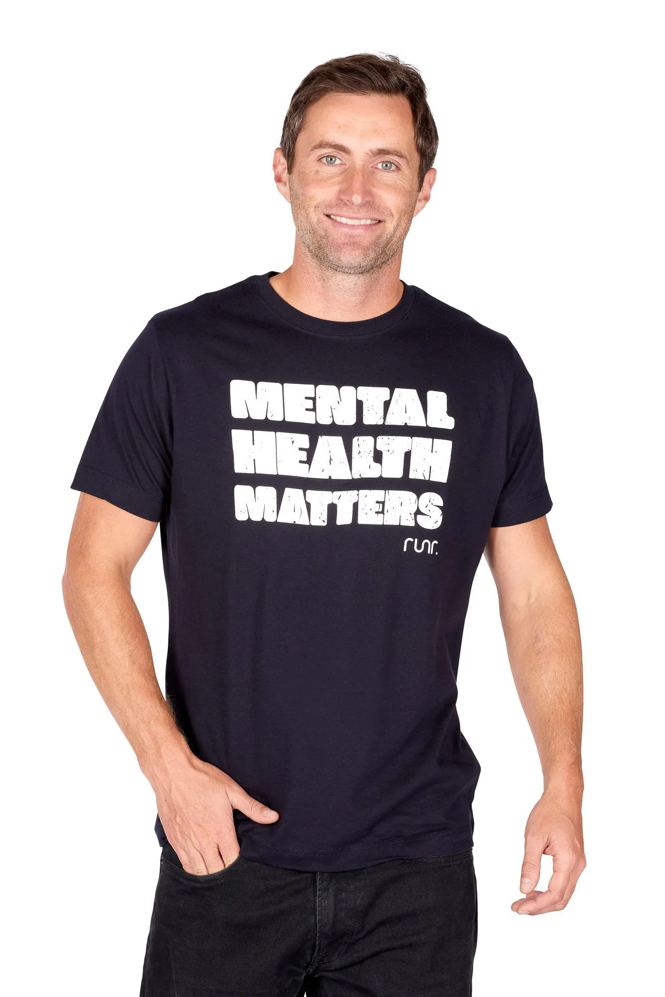 Men's Mental Health Matters T-Shirt - Navy