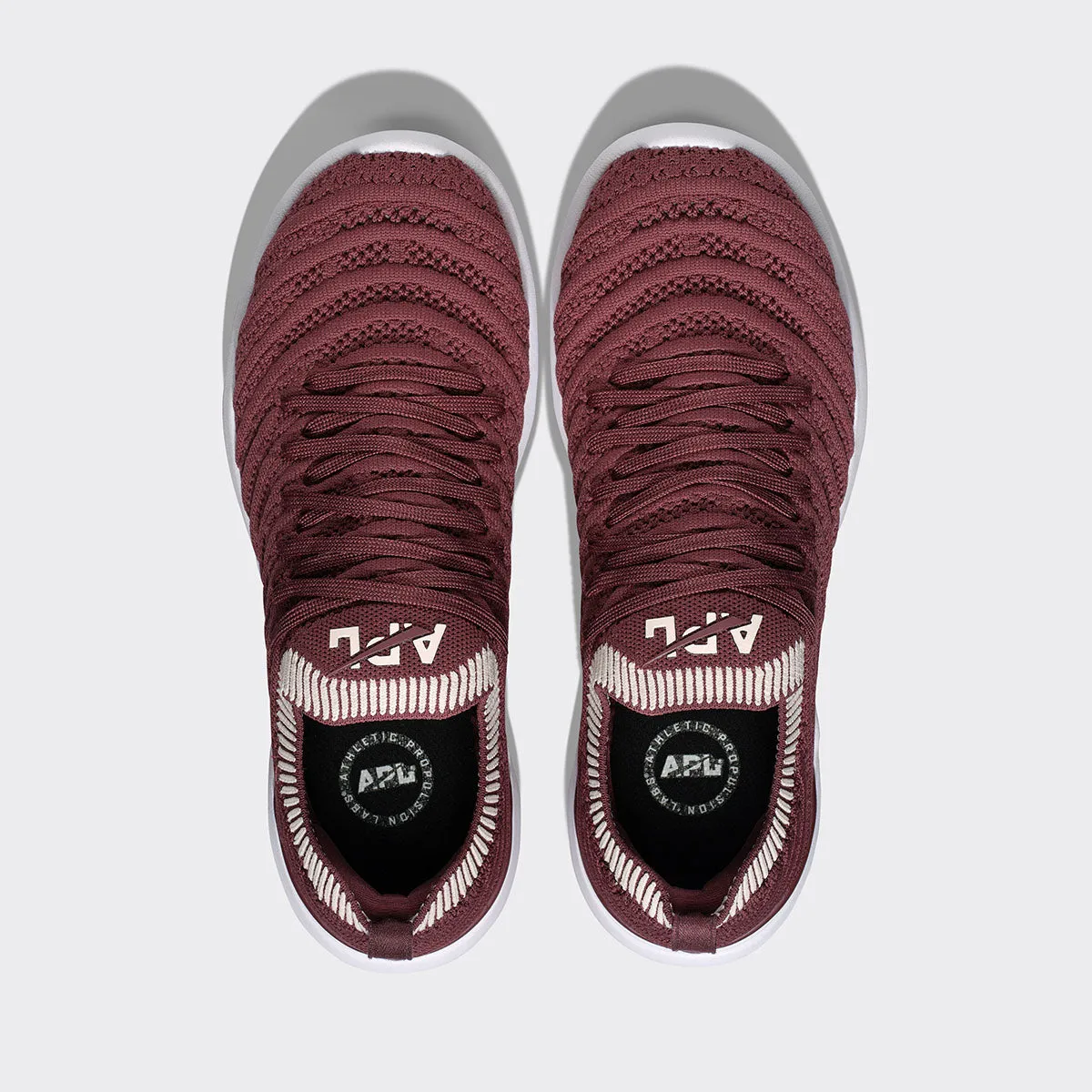 Men's TechLoom Wave Burgundy / Creme / Ribbed