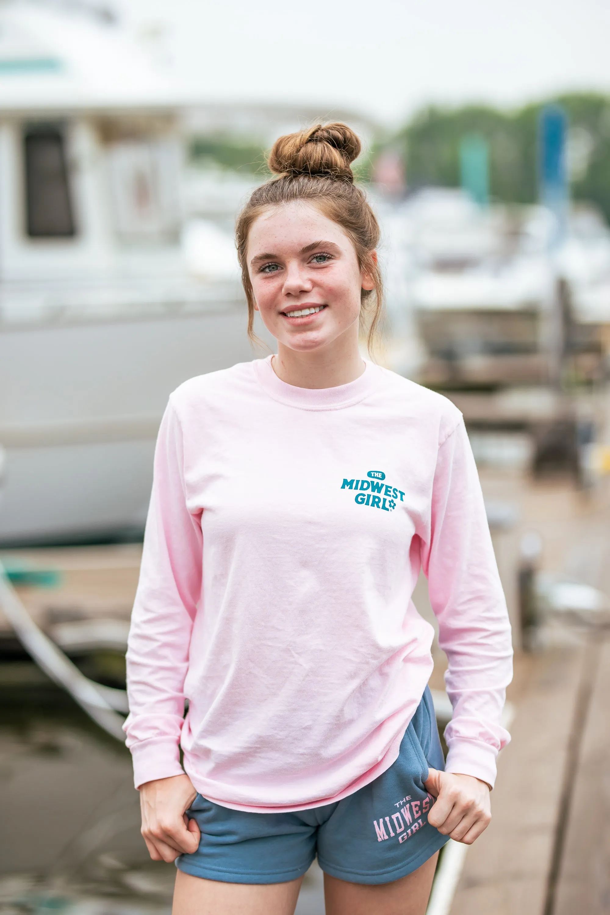 Midwest Girl Summer Long Sleeve in Blossom (FINAL SALE)