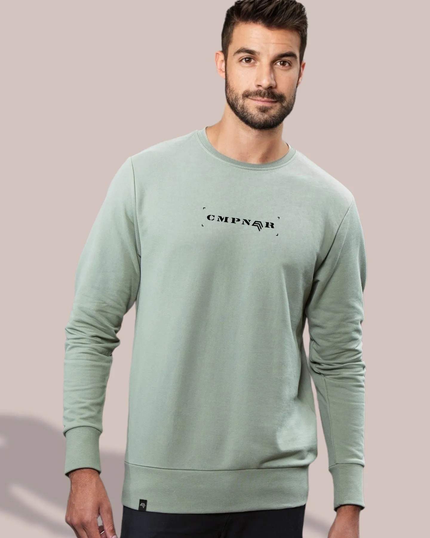 MTS M194 ― Recycled rPET Sweatshirt mit Bio-Baumwolle - Weiß