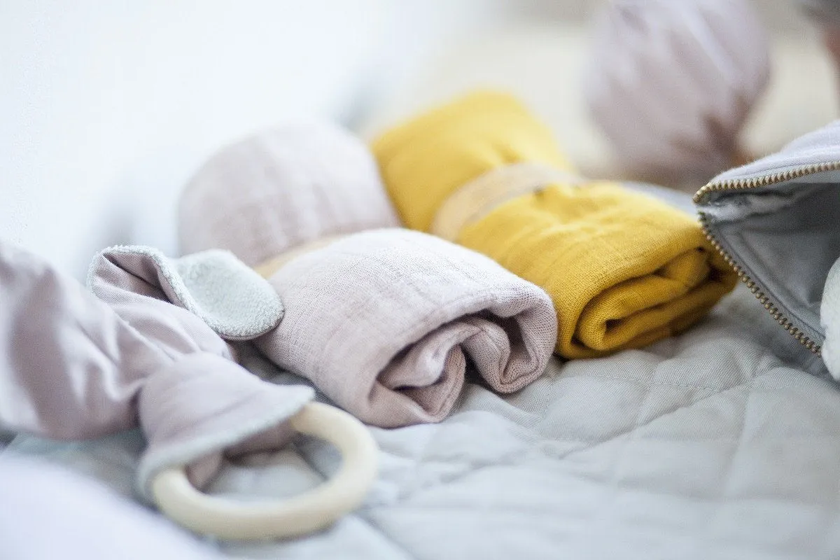 MUSLIN CLOTH IN MAUVE