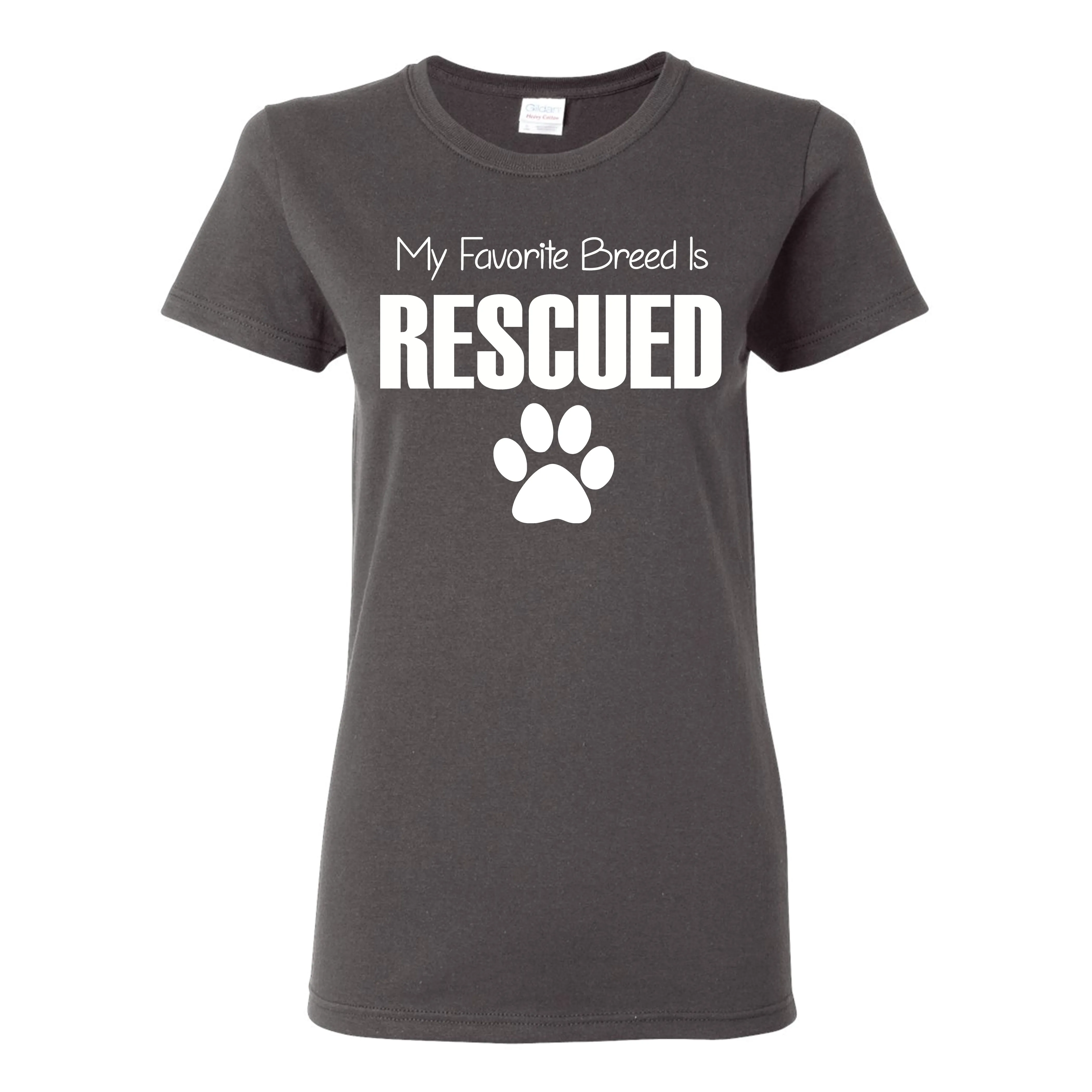 My Favorite Breed Is Rescued Women's T-Shirt