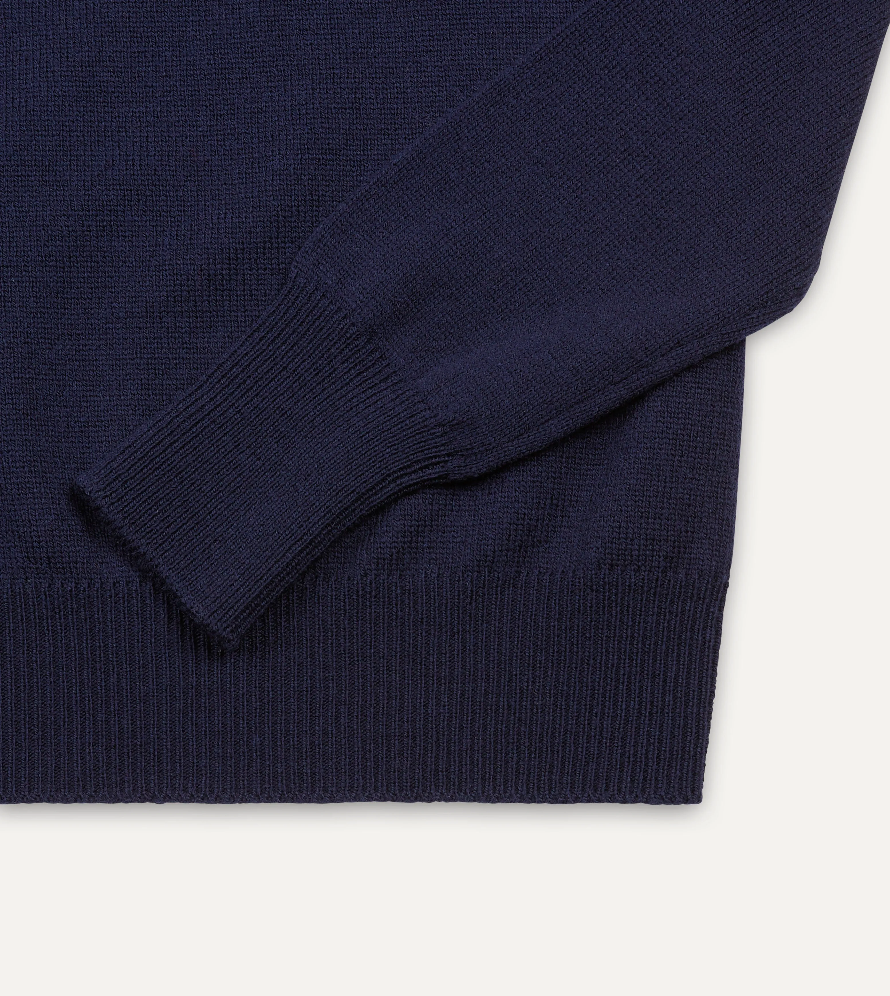 Navy Merino Crew Neck Jumper