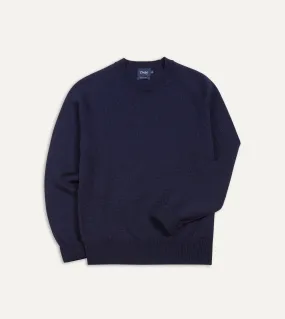 Navy Merino Crew Neck Jumper