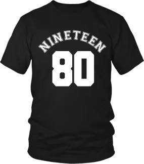 Nineteen 80 - Simple Tee Design...