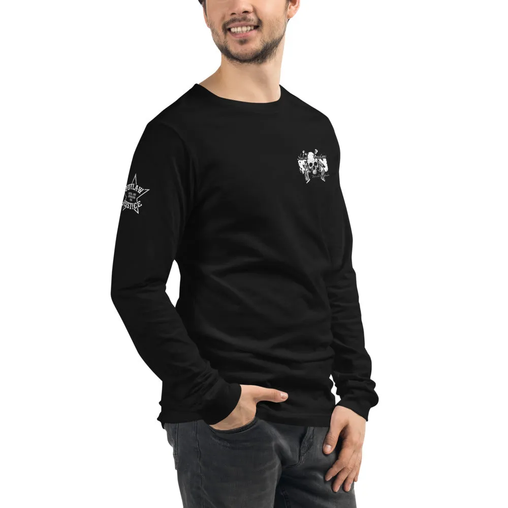 Outlaw Justice - for the rule-breakers and freedom seekers Unisex Long Sleeve Tee