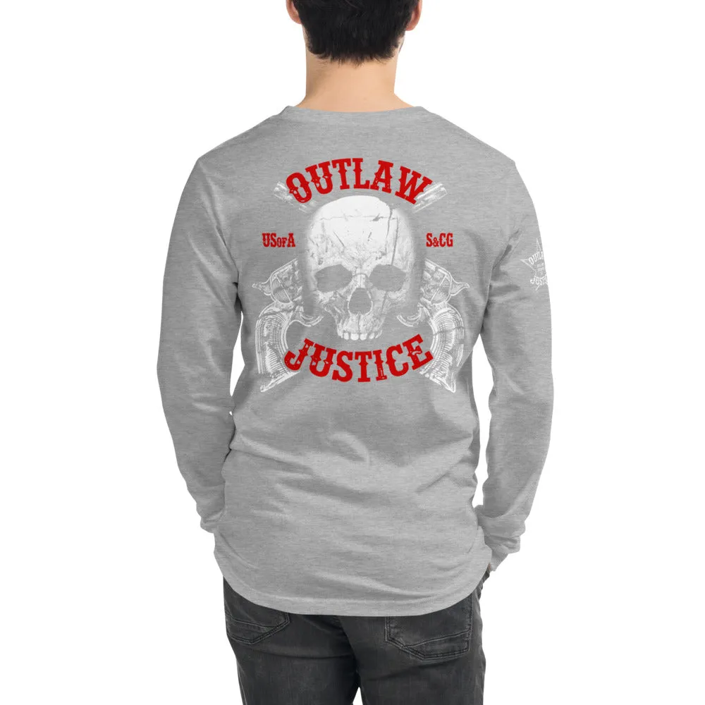 Outlaw Justice - for the rule-breakers and freedom seekers Unisex Long Sleeve Tee