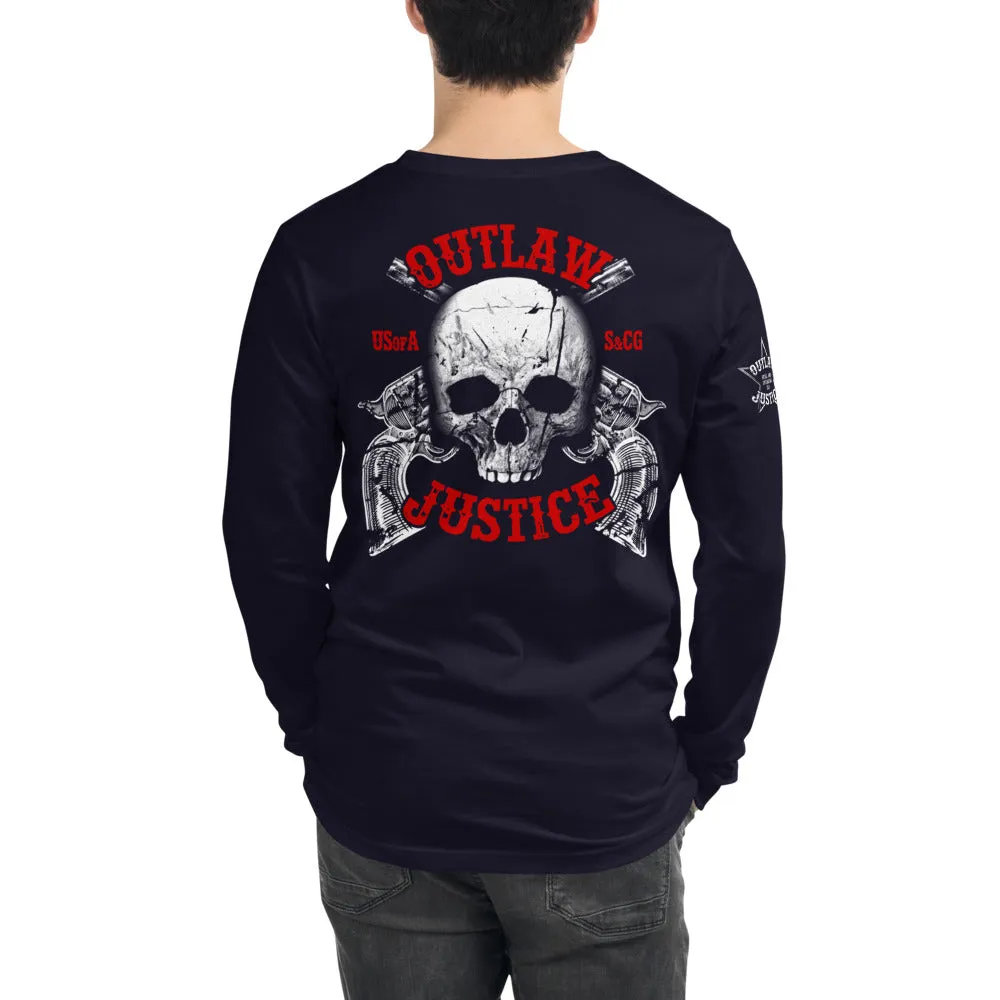 Outlaw Justice - for the rule-breakers and freedom seekers Unisex Long Sleeve Tee