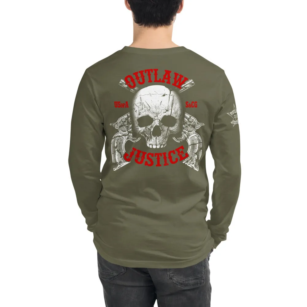 Outlaw Justice - for the rule-breakers and freedom seekers Unisex Long Sleeve Tee