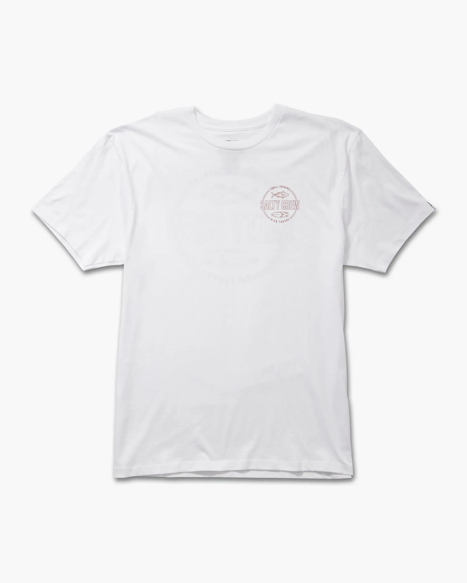 Outlined White S/S Premium Tee