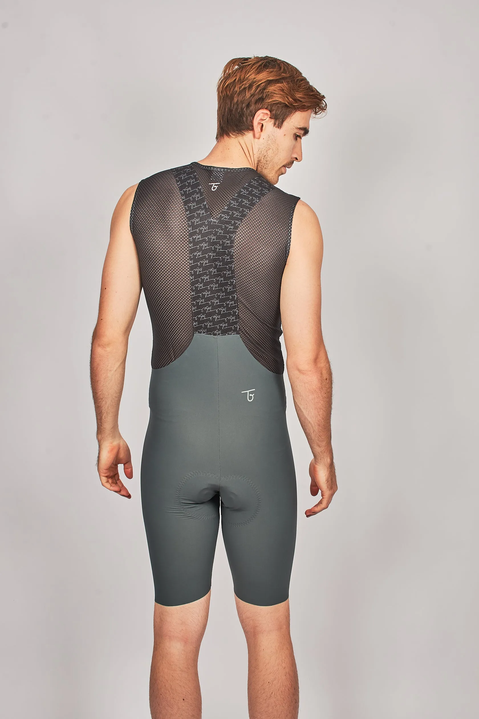 Pantaloneta Ciclismo Gris ELITE Seamless Hombre RLZ