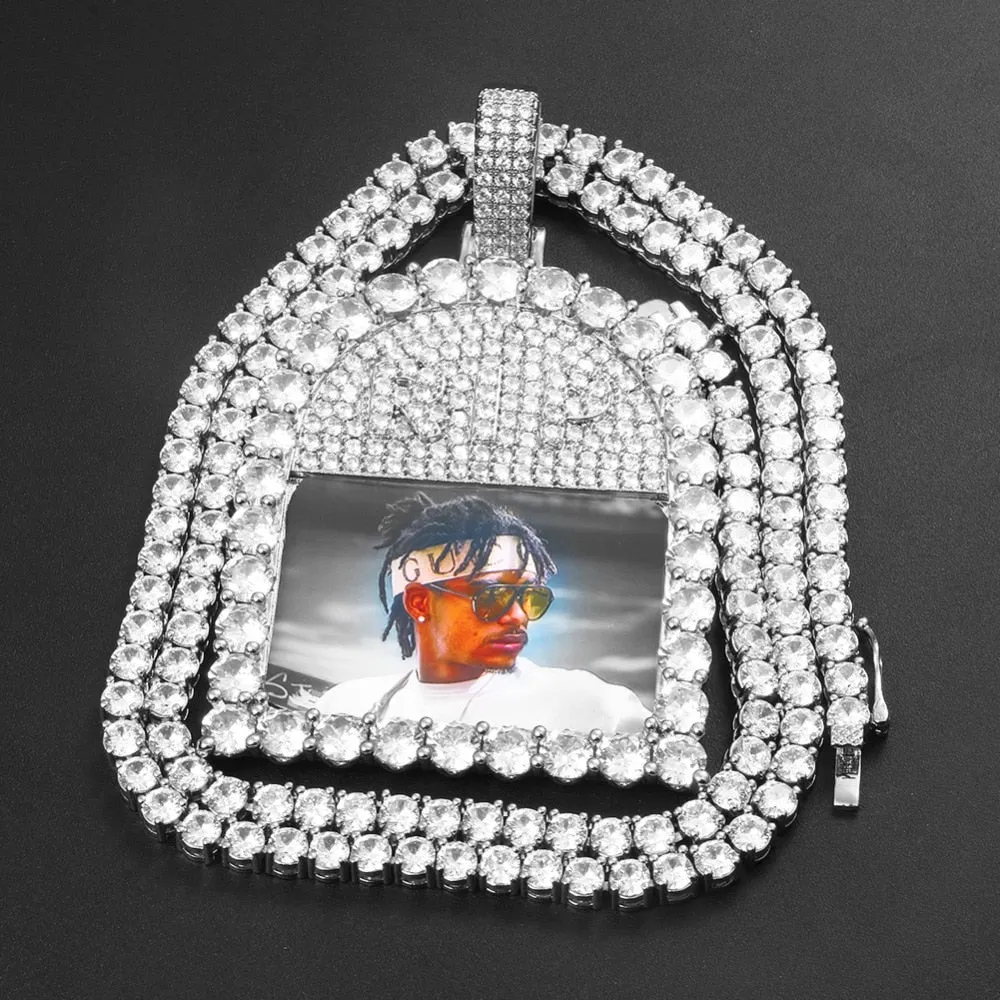 Personalized Crystal Memorial Necklace- Best RIP Necklace