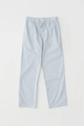 Poplin Pyjama Pants Placid Blue Stripes