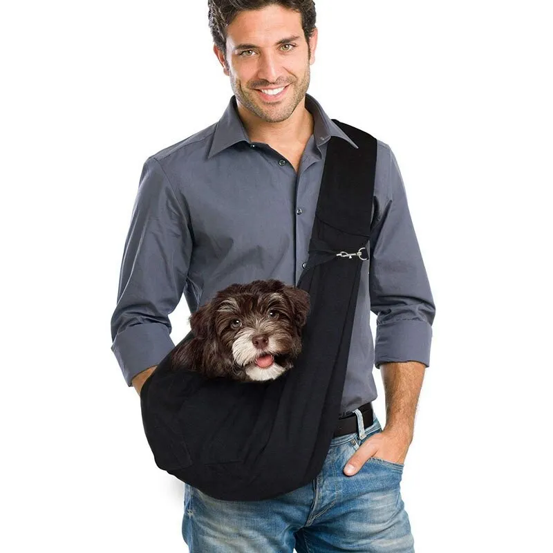 Puppy / Small Dog Sling, Hand Free Sling Adjustable Padded Strap