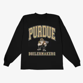 Purdue Boilermakers Big Logo L/S Tee