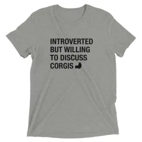 "Introverted" Corgi Vintage T-Shirt