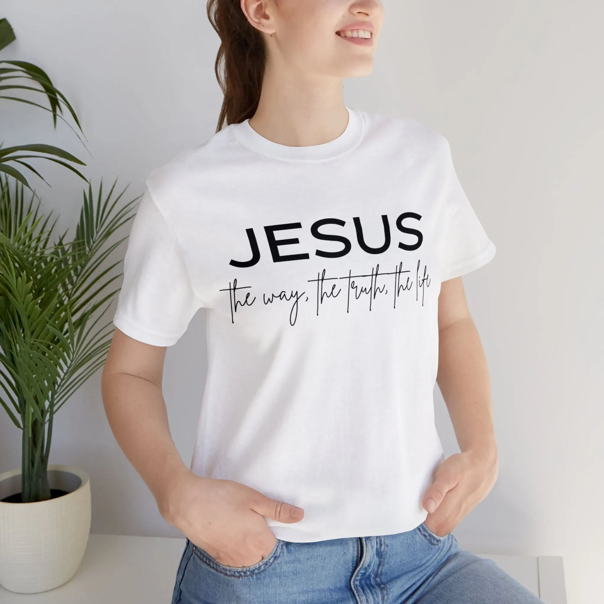 "Jesus" Unisex Jersey Short Sleeve Tee