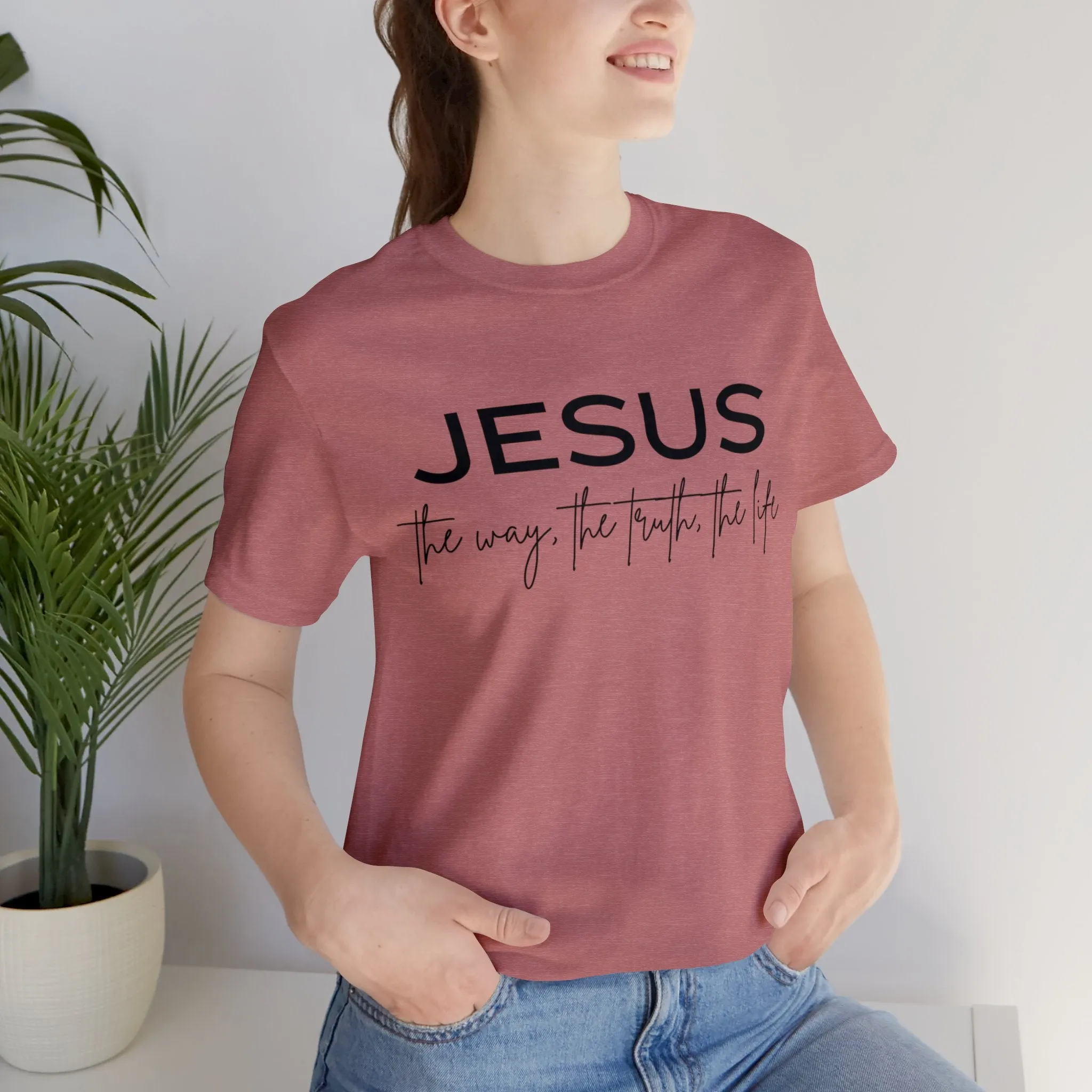 "Jesus" Unisex Jersey Short Sleeve Tee