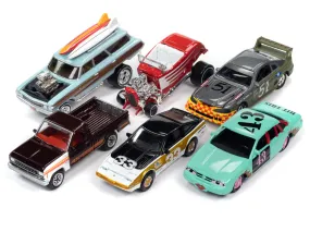 "Street Freaks" 2023 Set B of 6 Cars Release 1 1/64 Diecast Model Cars by Johnny Lightning