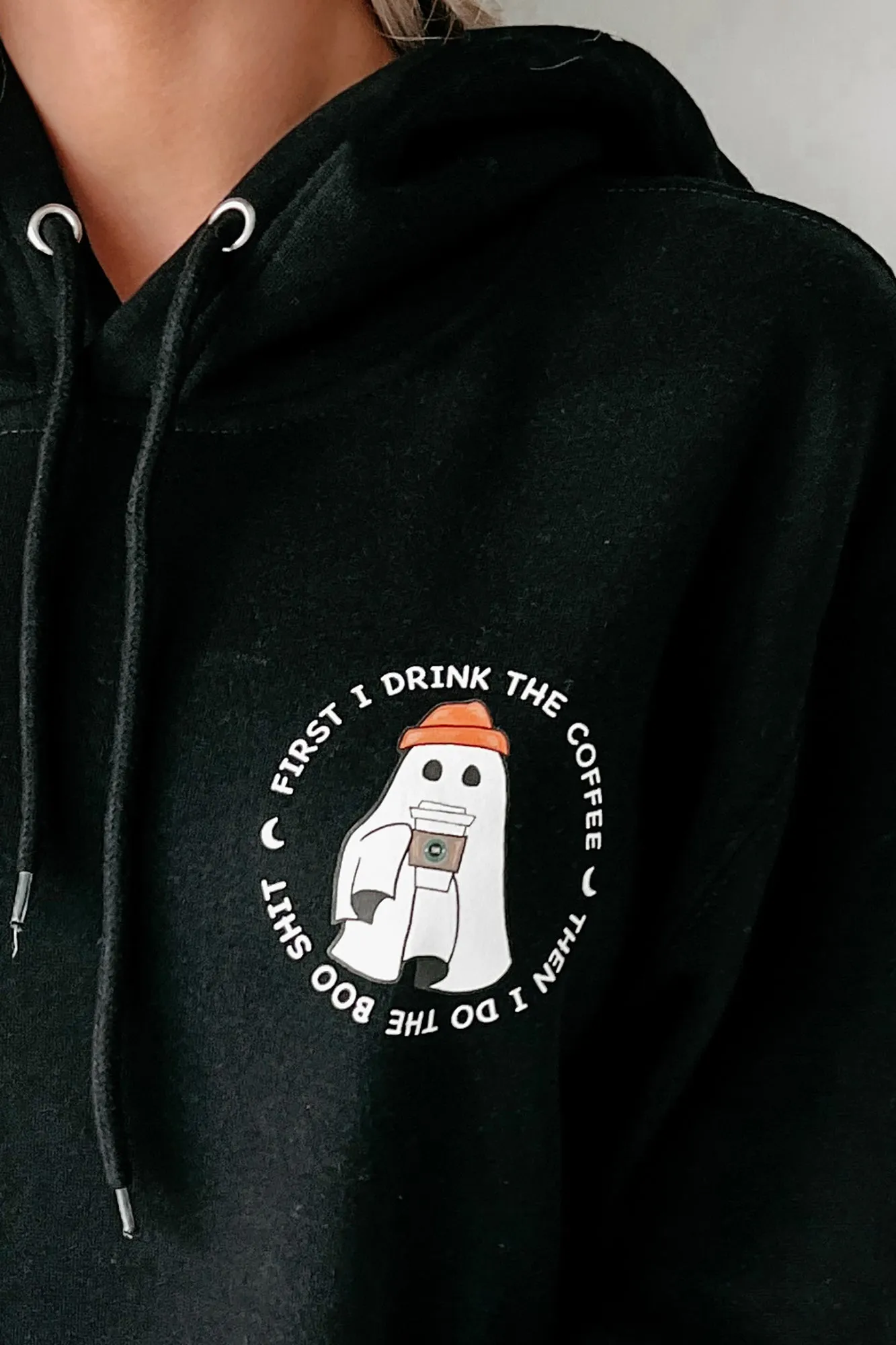 "Then I Do The Boo Shit" Graphic Hoodie (Black) - Print On Demand